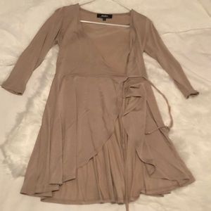 Lulus wrap mini dress